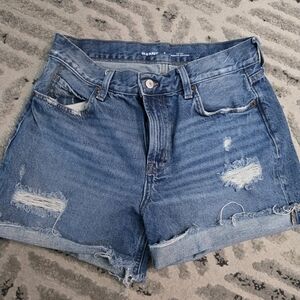 Old Navy Women's Distressed Blue Jean Shorts